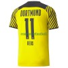 Maillot de Supporter BVB Borussia Dortmund Marco Reus 11 Domicile 2021-22 Pour Homme
